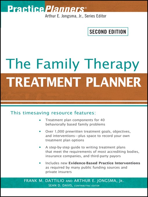Title details for The Family Therapy Treatment Planner by Frank M. Dattilio - Available